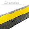 Pyle Cable Ramp, 1.96 in H, 35.40 in L, 13.60 in W, 3 Channel, Thermoplastic Rubber PCBLCO105 - alternate 7